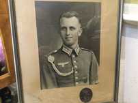 Fotografia niemieckiego oficera,żołnierza,wojsko,militaria,zdjęcie.