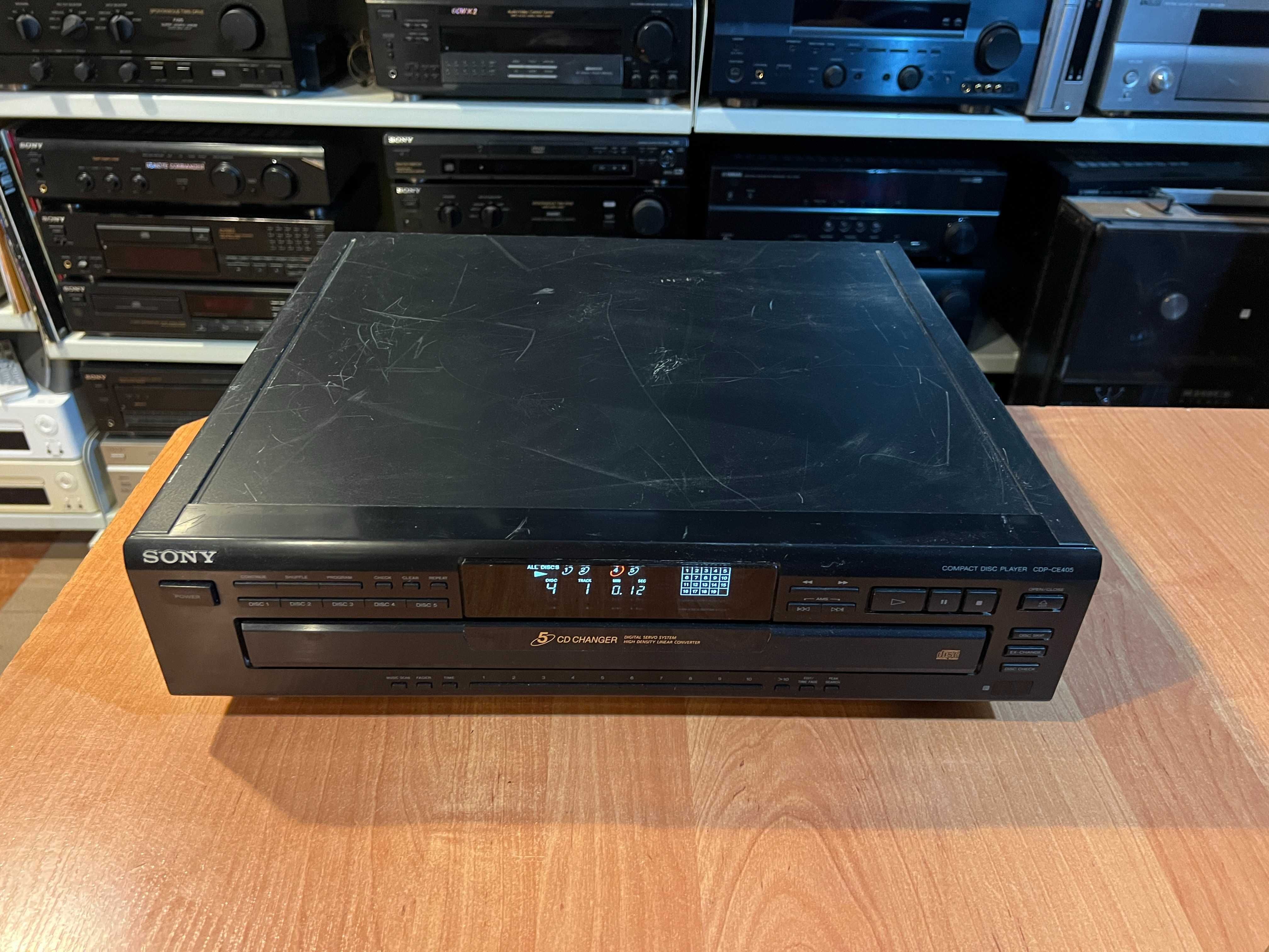 Odtwarzacz płyt CD Sony CDP-CE405 Zmieniarka, Audio Room