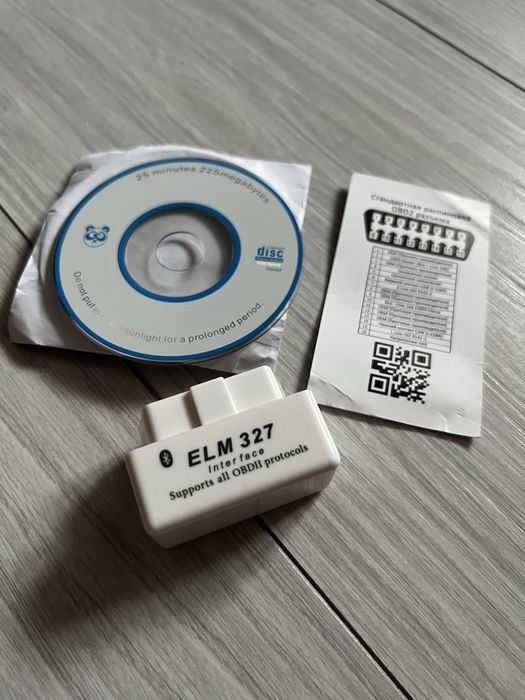 OBD2 сканер ELM327 16-pin bluetooth, версія 1.5