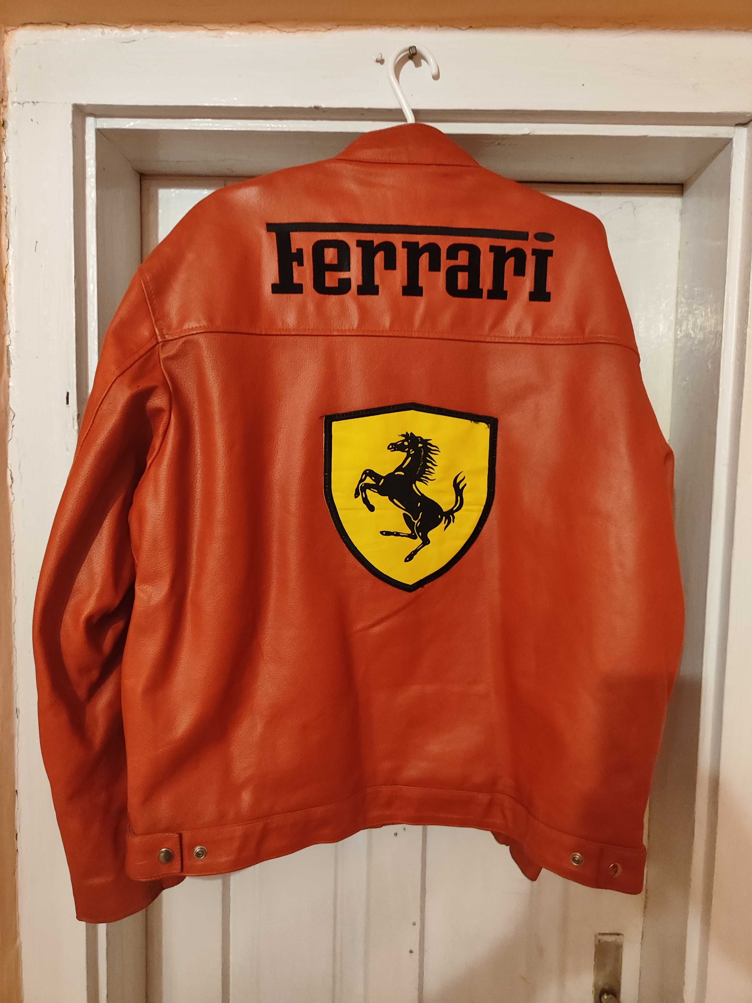 Kurtka skórzana Ferrari