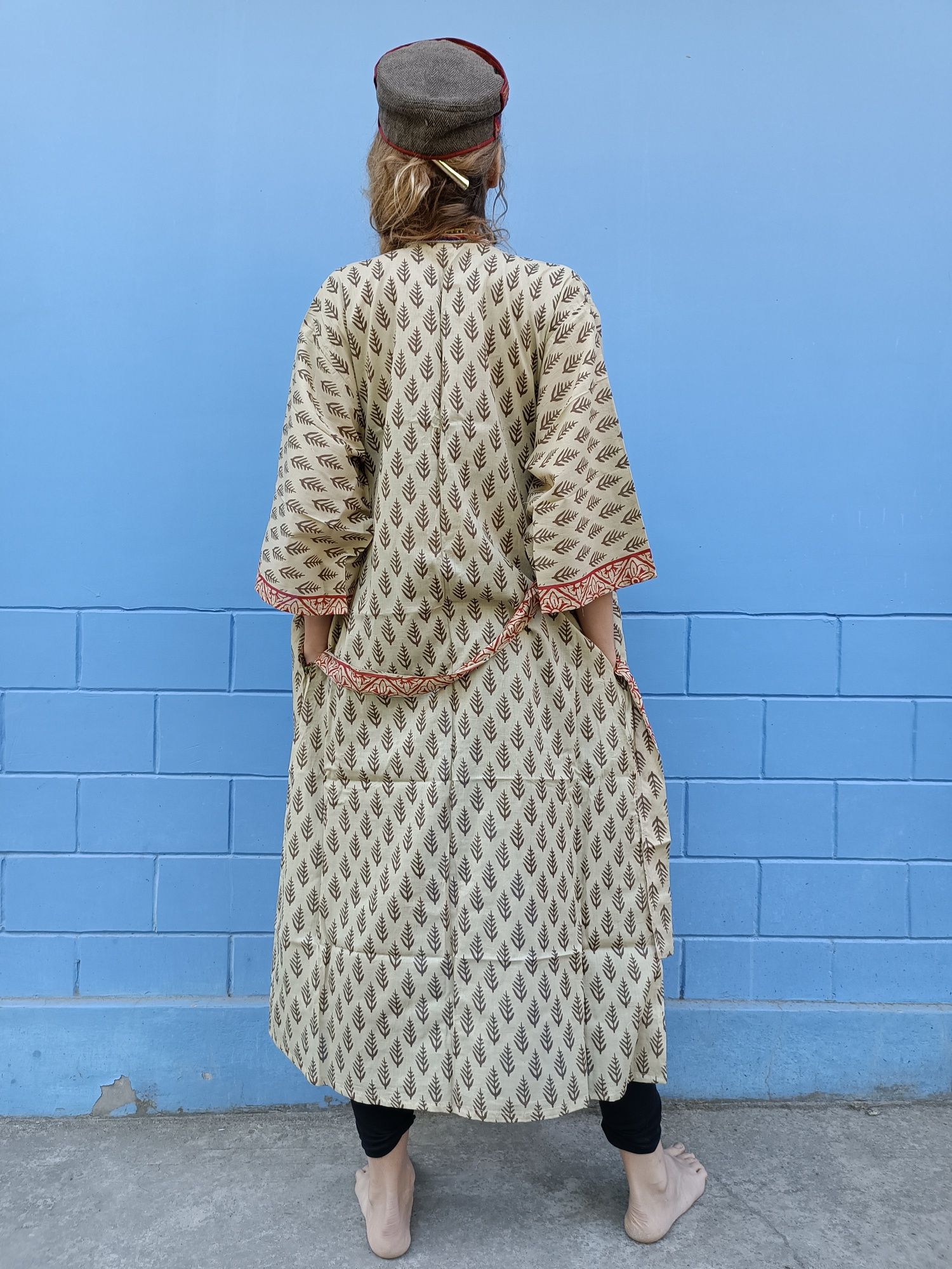 Kimono bawełniane cienkie