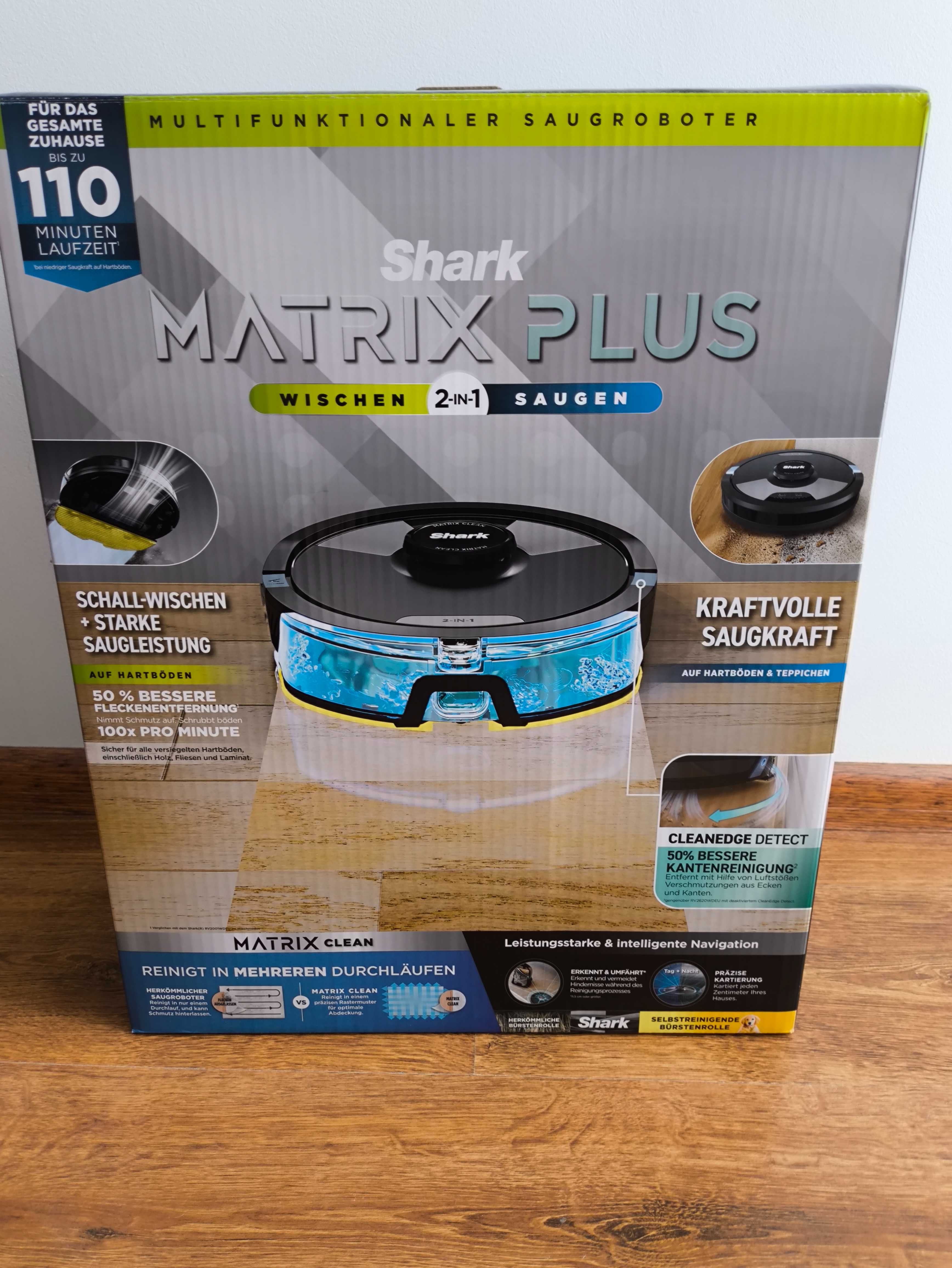 Robot odkurzający Shark Matrix Plus 2w1 gwarancja 2 lata!