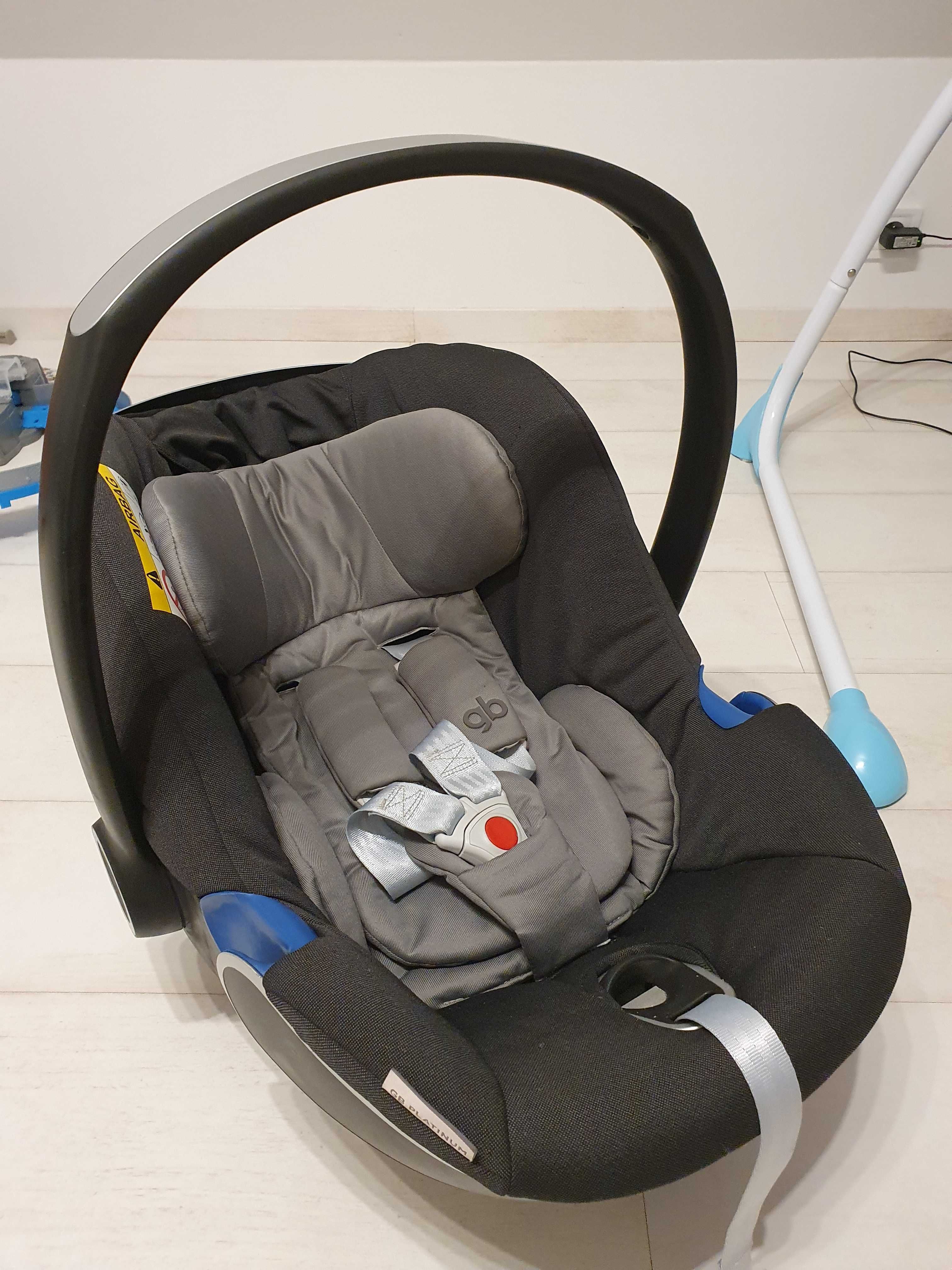 Fotelik-nosidełko + baza isofix GB IDAN platinum