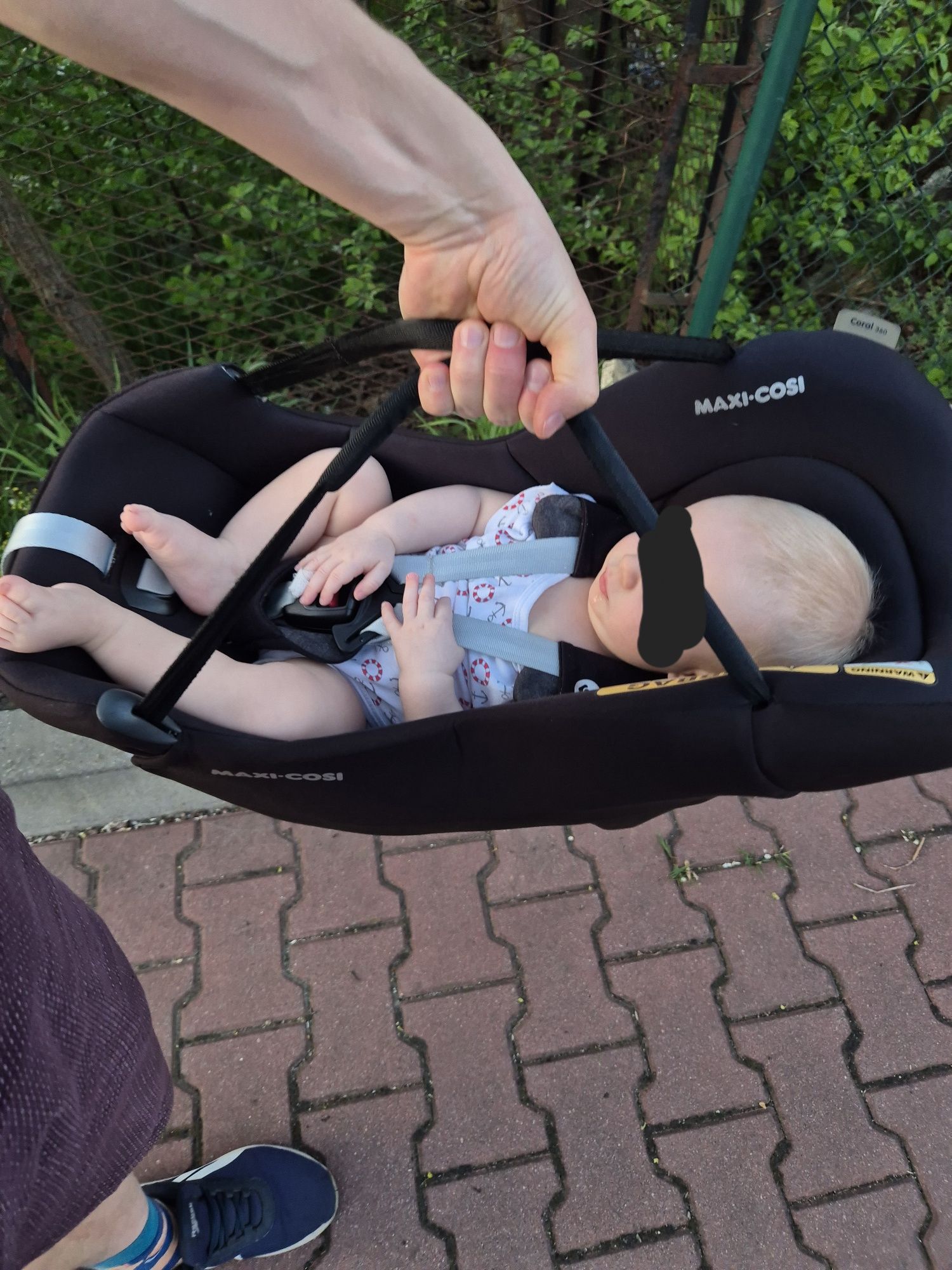 Maxi cosi coral 360 cały zestaw z bazą obrotową