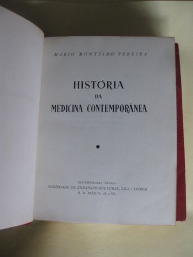 História da Medicina Contemporânea por Mário Monteiro Pereira