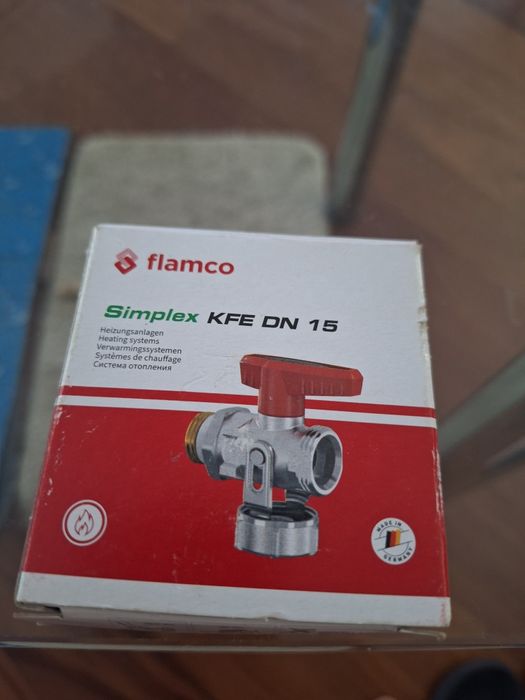 Zawór kulowy spustowy simplex KFE DN 15