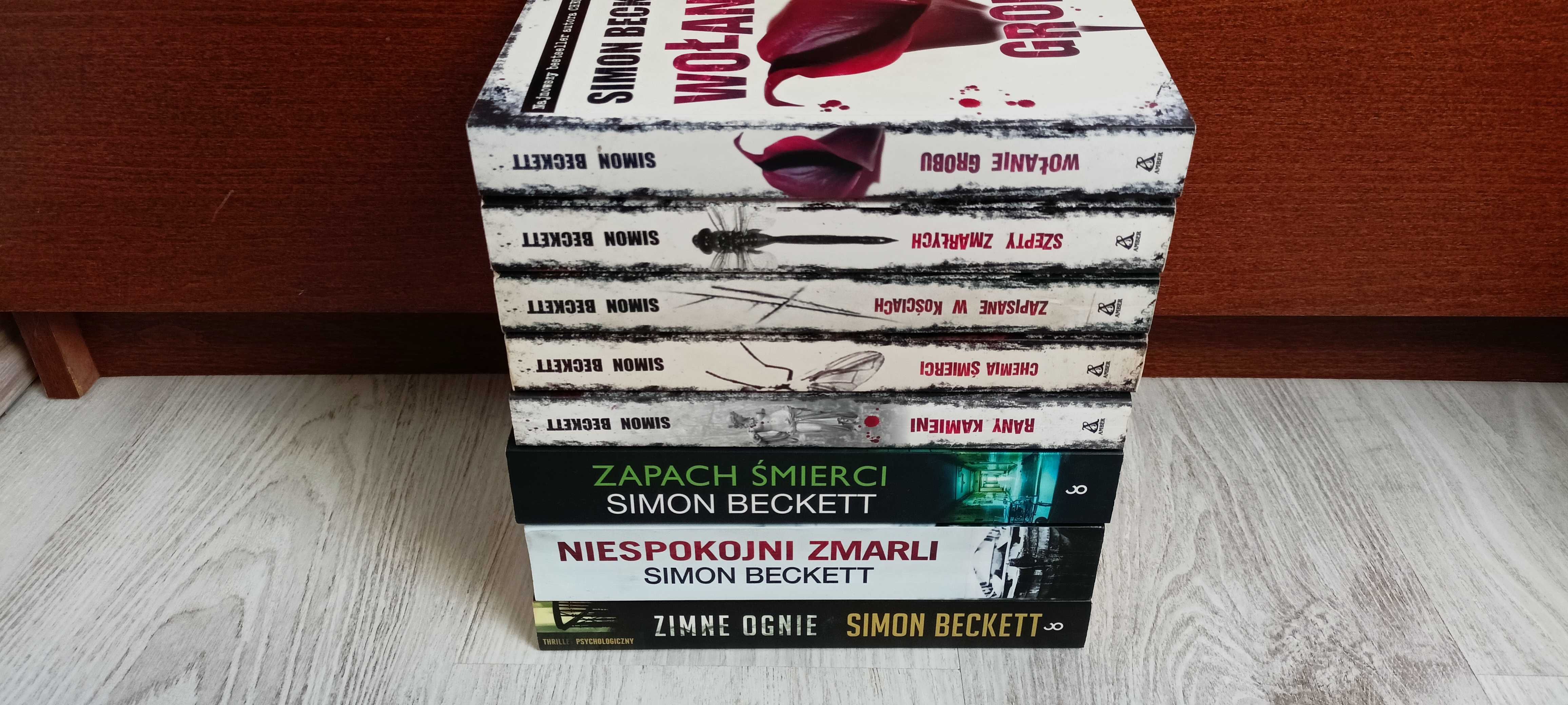 8x Beckett Wołanie grobu Zapisane w kościach Chemia śmierci Szepty