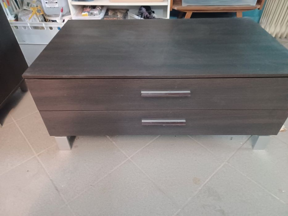 meble, zestaw, szafka, komoda, szafka rtv, kolor wenge