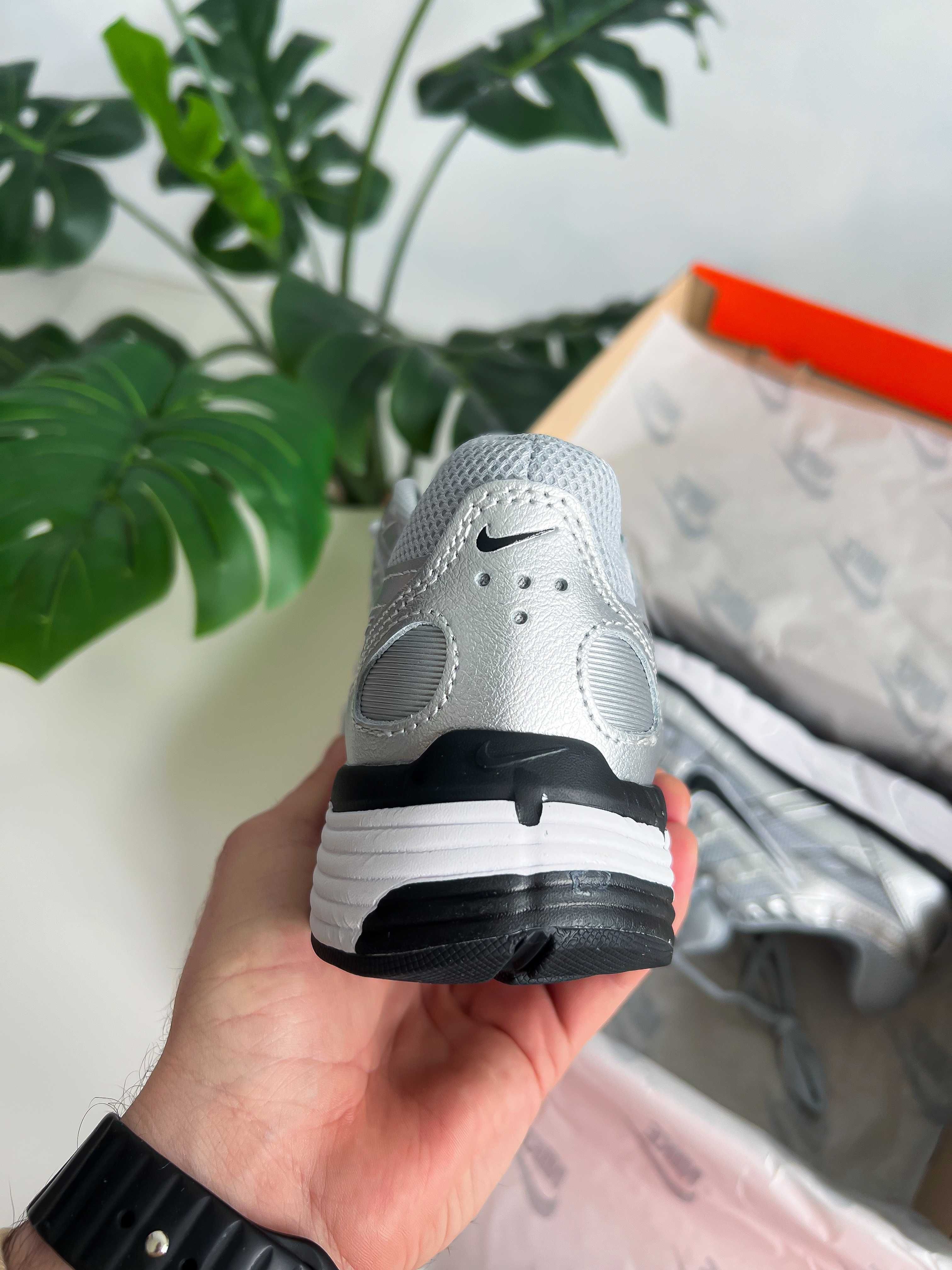 ЗНИЖКА! 41 (26см) Nike P-6000 Metallic Silver сірі найки кроси бігові