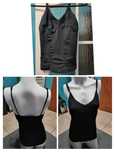 Halka, top wyszczuplajacy czarny XL