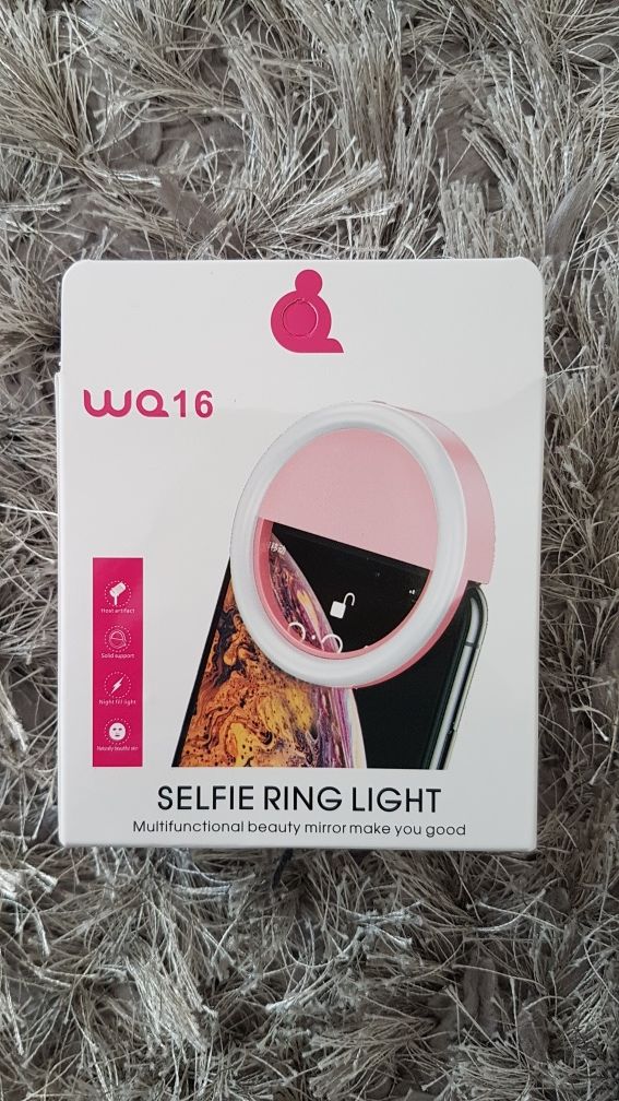 Selfie ring do telefonu, 3 poziomy światła, upiększacz zdjęć