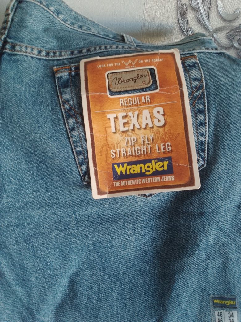 Spodnie Wrangler jeansy W 46 L34 pas to 116 cm