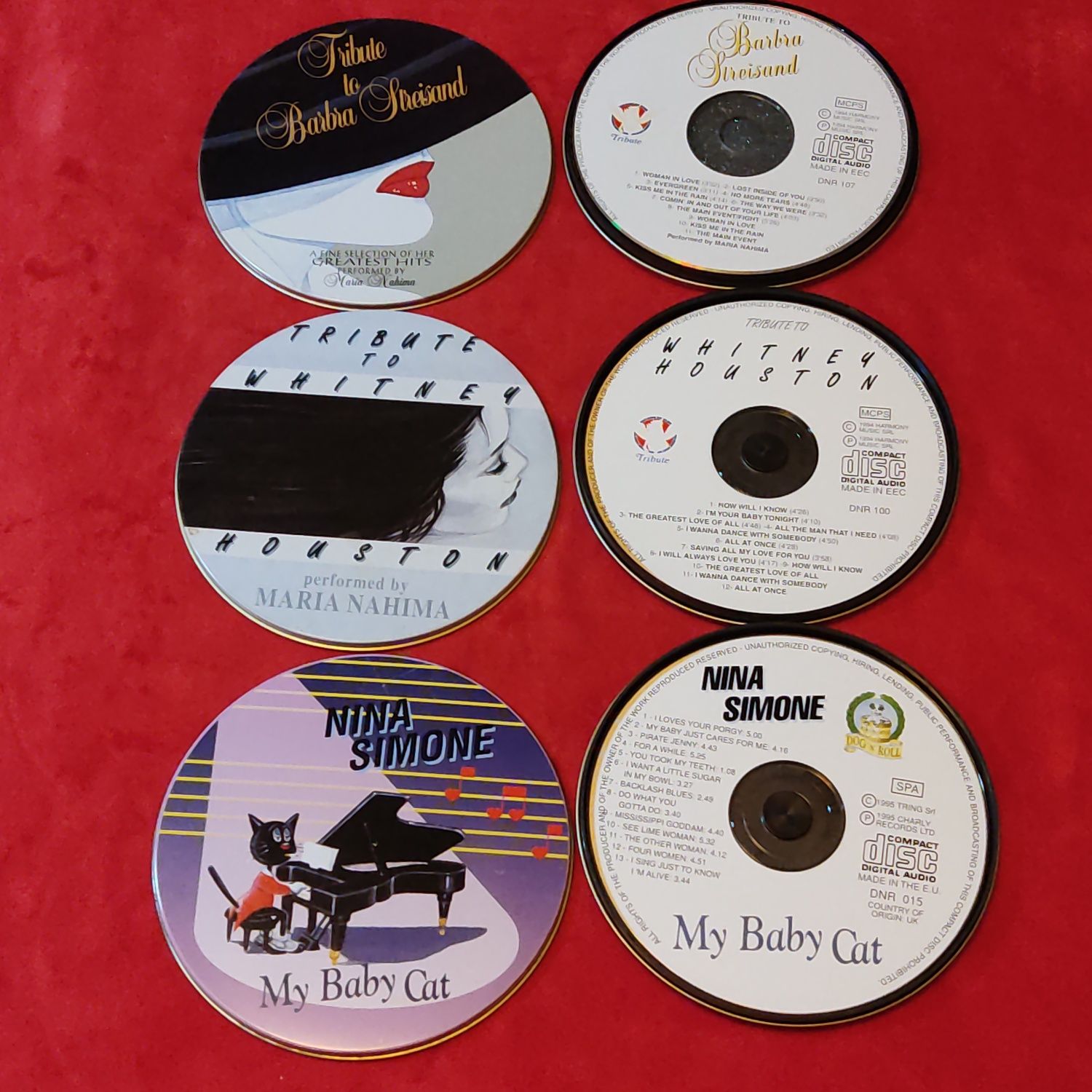 Audio CD Фірмові-Madonna,Shakira,Celine Dion,Whitney Houston,Nina Simo