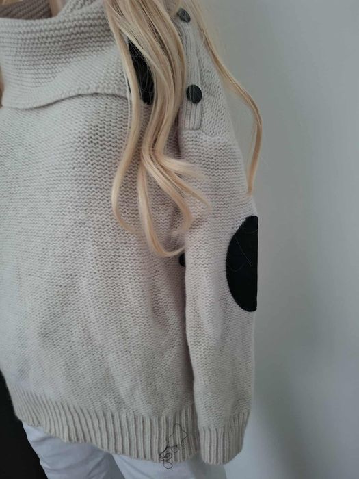 Wełniany damski golf