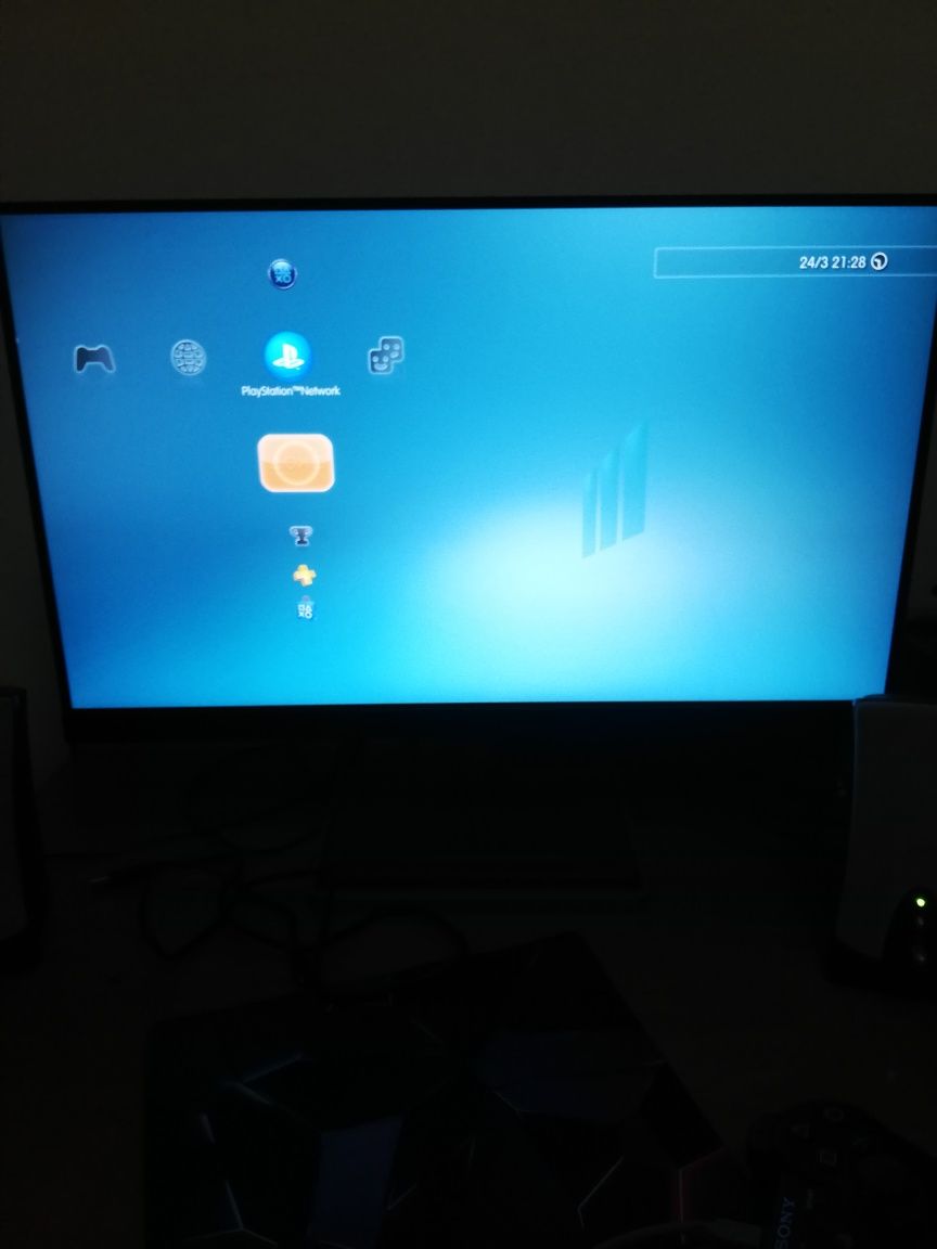Ps3 com uso tudo a funcionar
