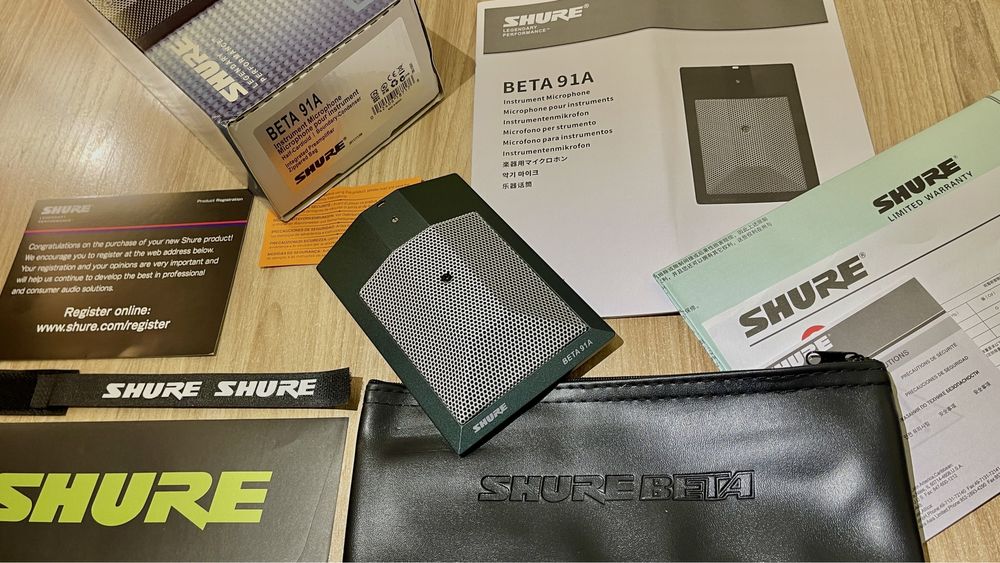 Новий мікрофон Shure Beta 91A