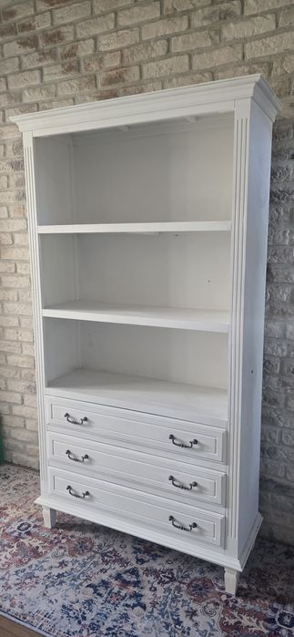 Regal z szufladami drewno