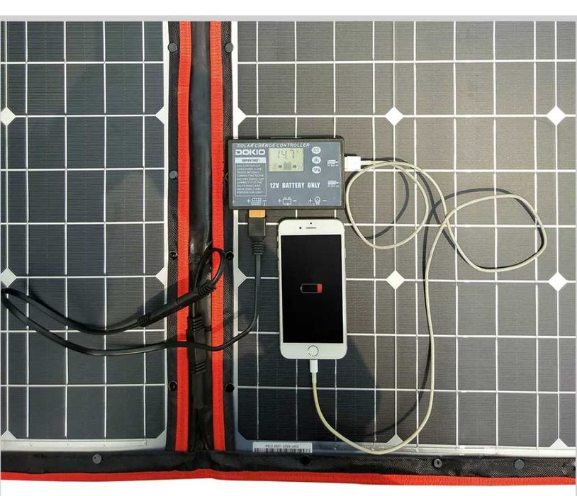 Panel słoneczny przenośny 300wat falownik 12v