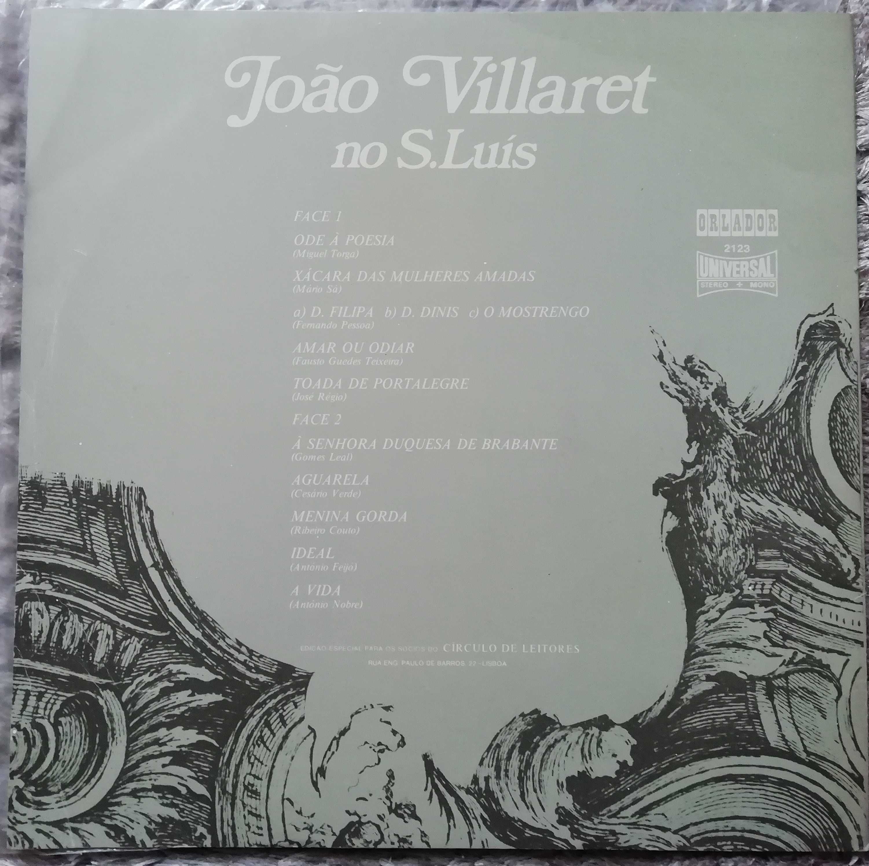 Vinil - João Villaret no S. Luis