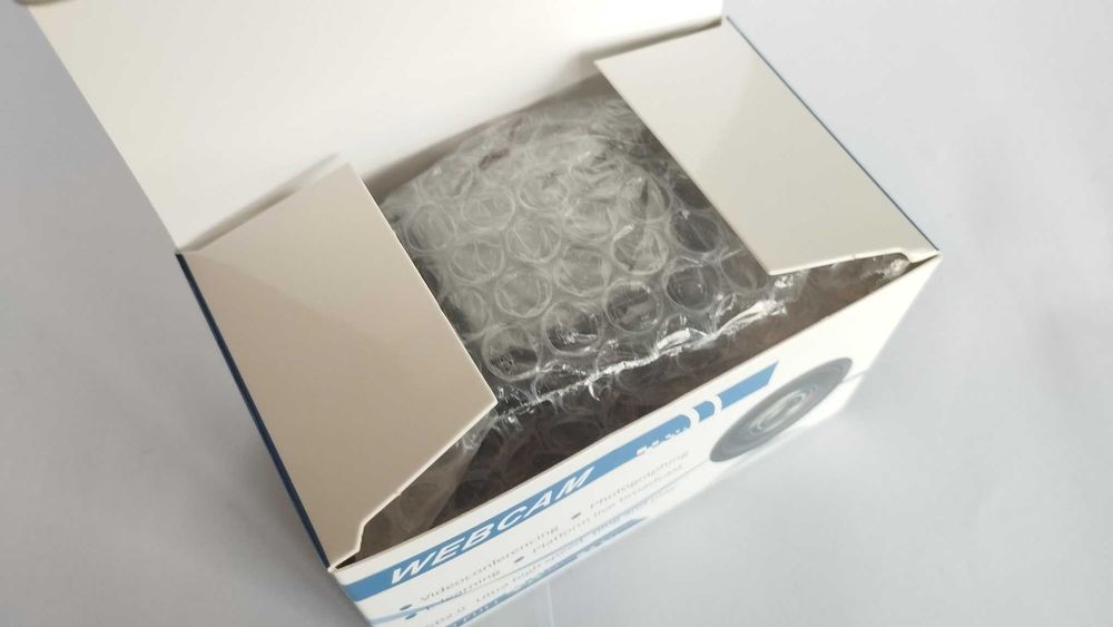 NOVO - Webcam FullHD c/ Microfone + 360º Rotação + Tampa Privacidade