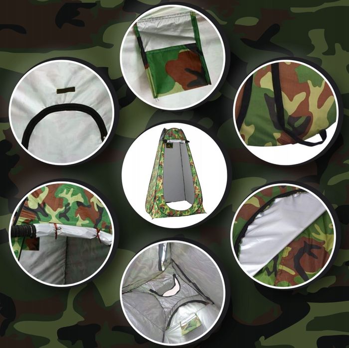 Namiot Plażowy Prysznic Turystyczny Toaleta Przebieralnia Przenośna WC