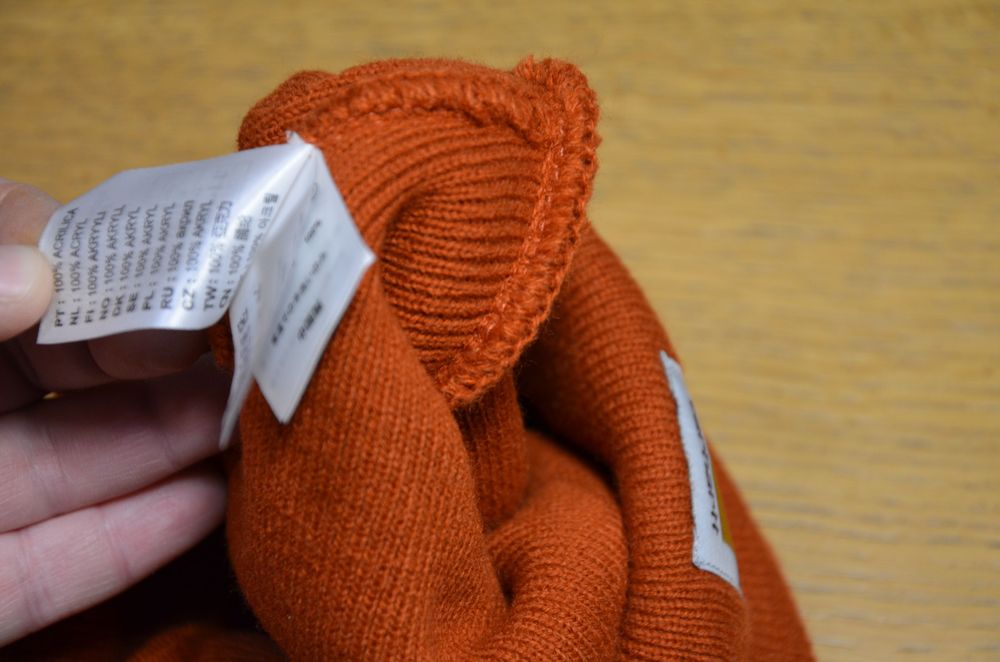 czapka męska Carhartt pomarańczowa