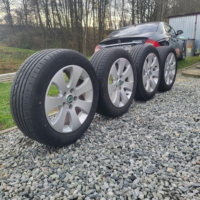Koła felgi Ronal 16 Skoda 5x112 Octavia II Superb Yeti z oponami