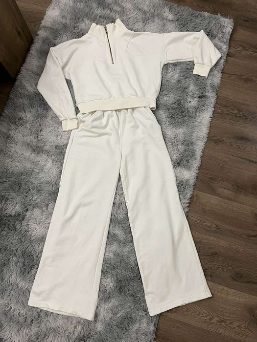 Костюм спортивный білий (палаццо)