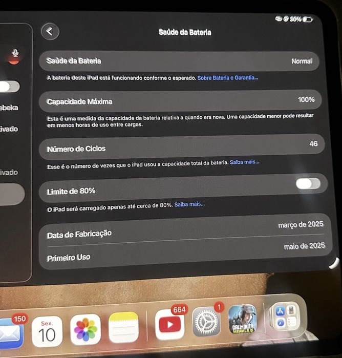 Vendo Ipad m4 muito novo