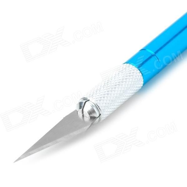 Скальпель 7в1 WLXY 9308 нож алюминиевый со сменными лезвиями, острый