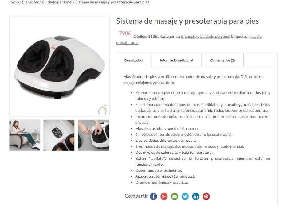 Yure home maq. pressoterapia