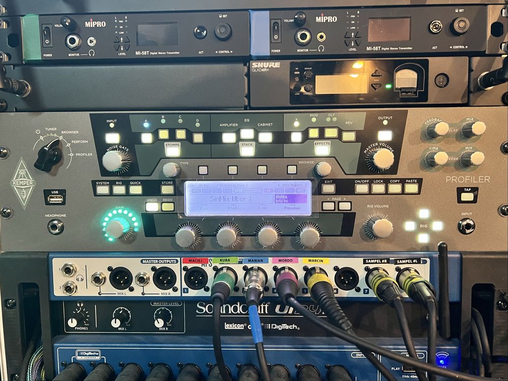 Kemper PowerRack (z końcówką mocy) + sterownik + osłony KnK Shields