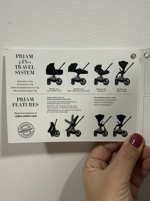 Carrinho de passeio Priam da Cybex