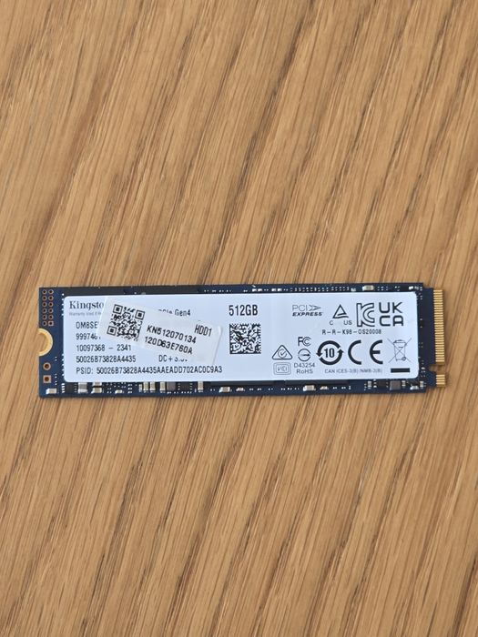 SSD Kingston для ноутбука 512 гб