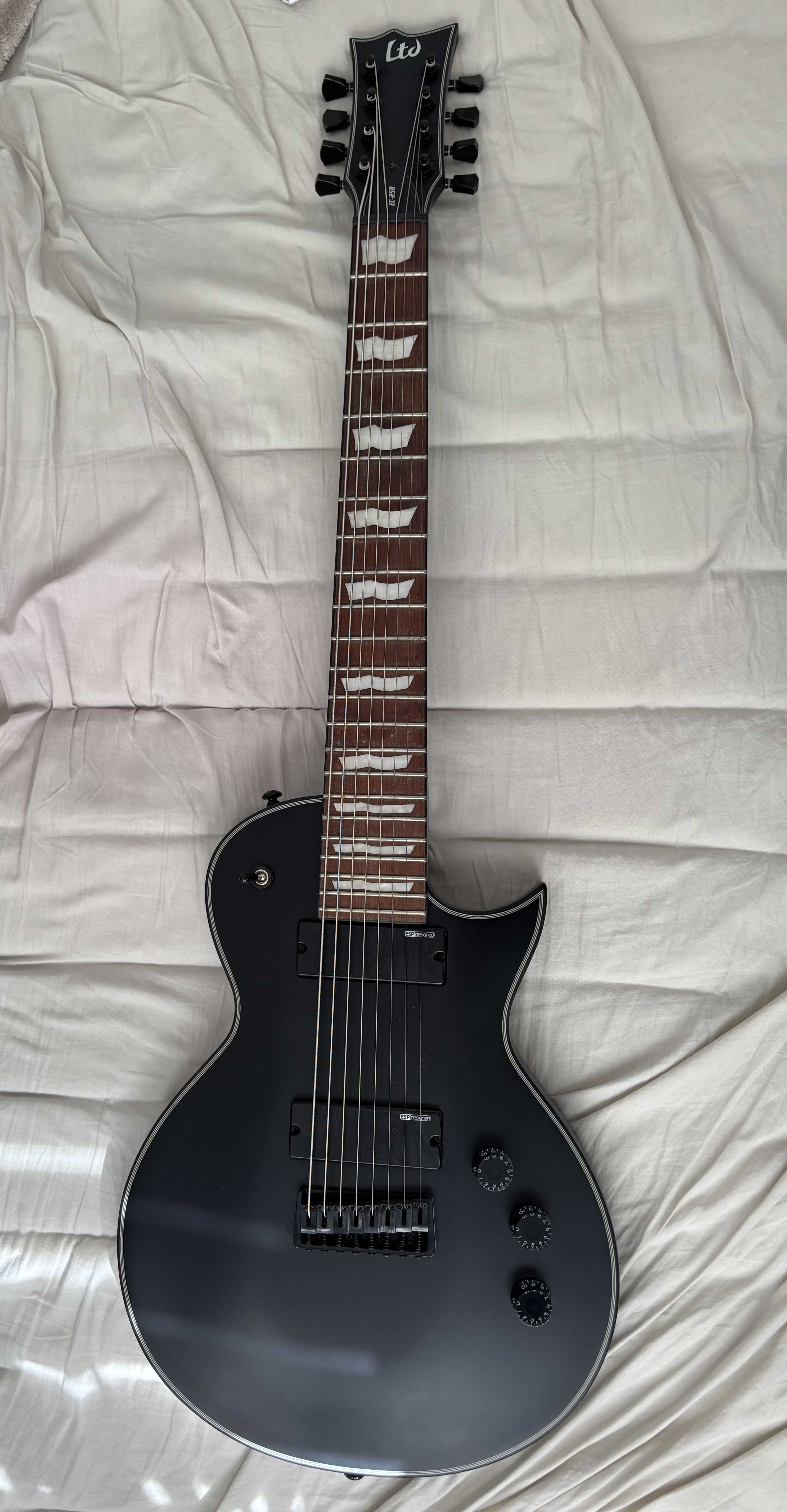 Gitara ESP LTD EC-258 - 8 strunowa (+struny)