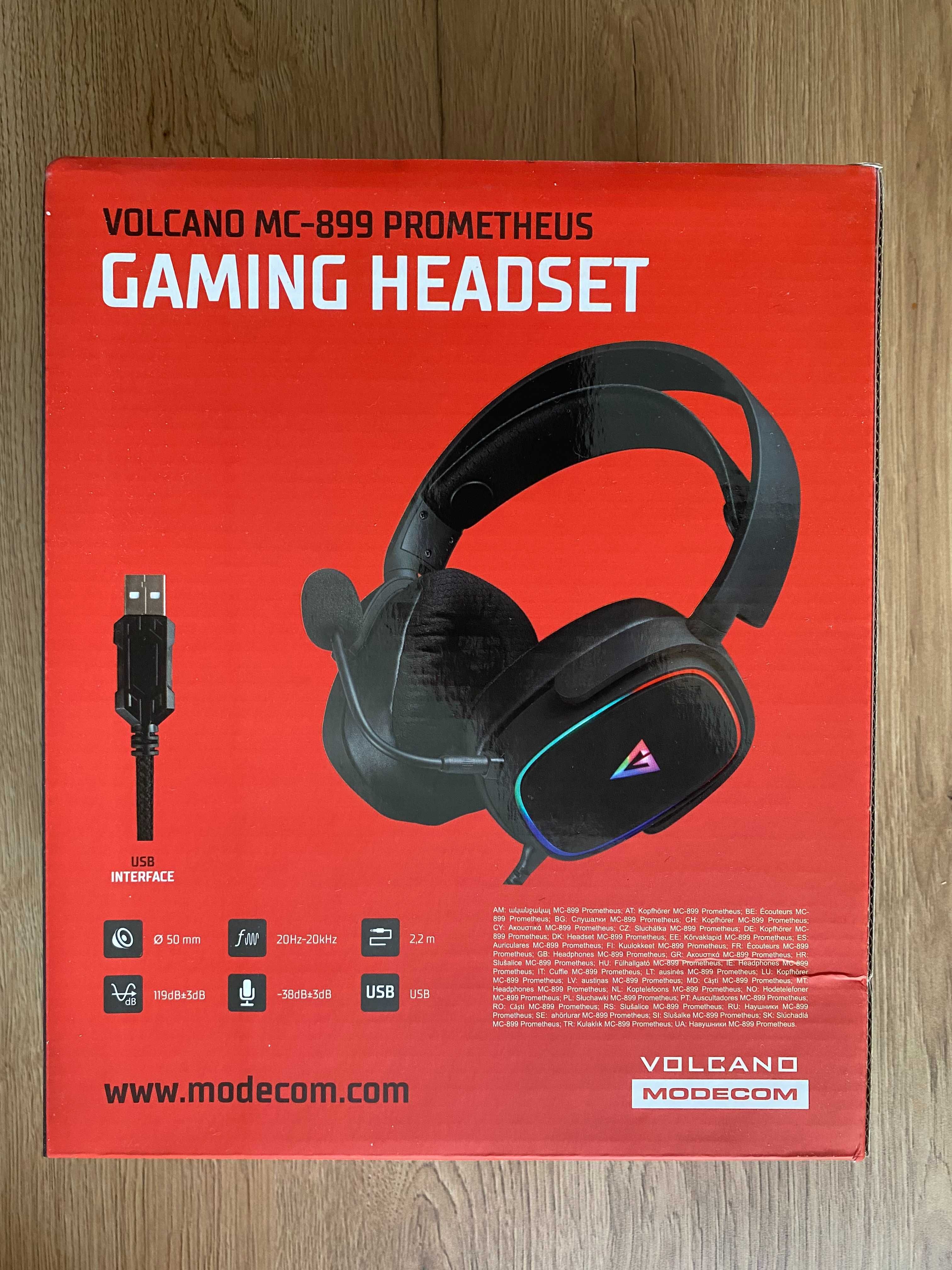Nowe słuchawki gamingowe MODECOM Volcano MC-899 Prometheus