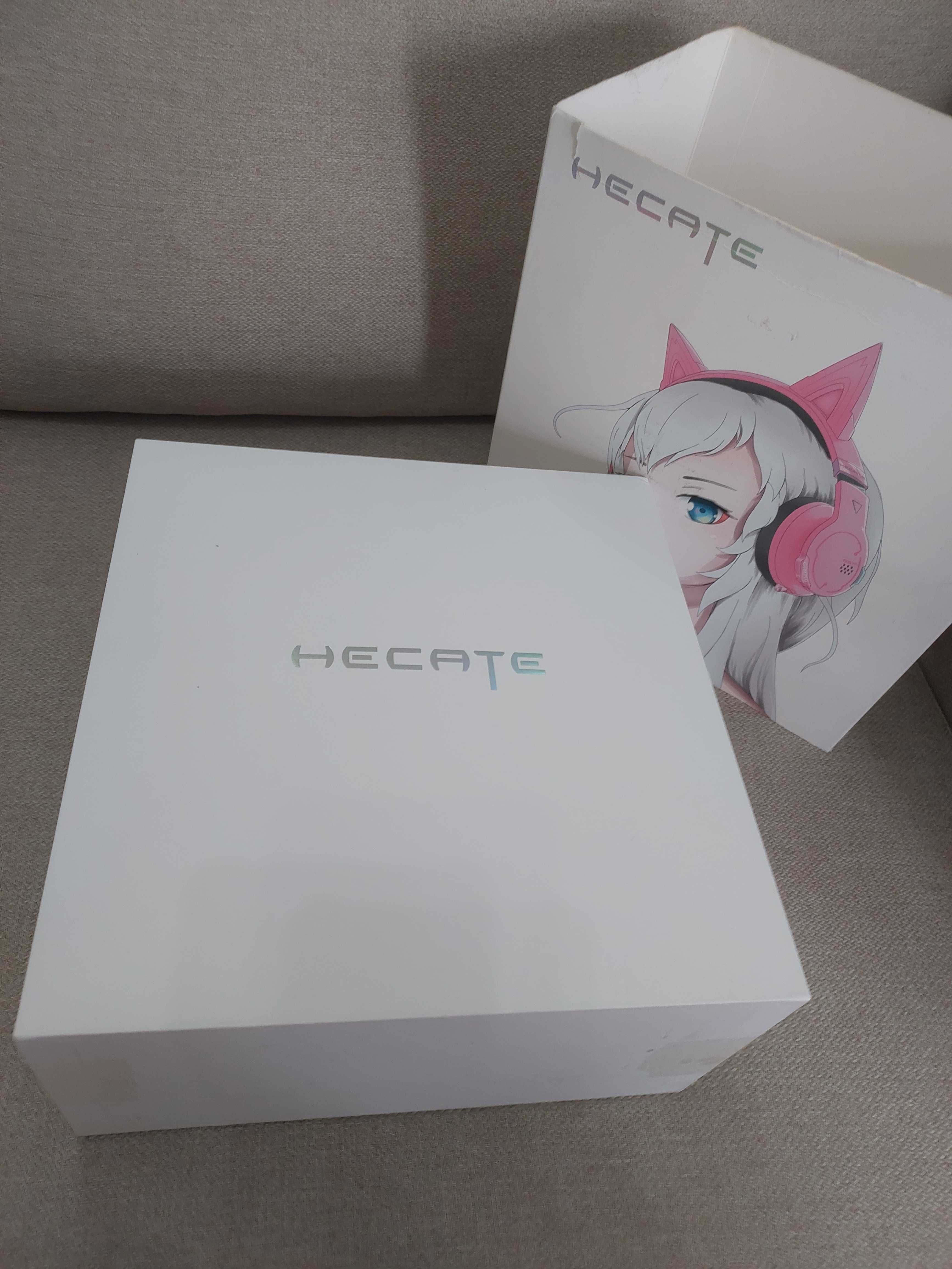 NOVO | Headsets Edifier G5BT CAT Auriculares Gaming Bluetooth RGB Rosa