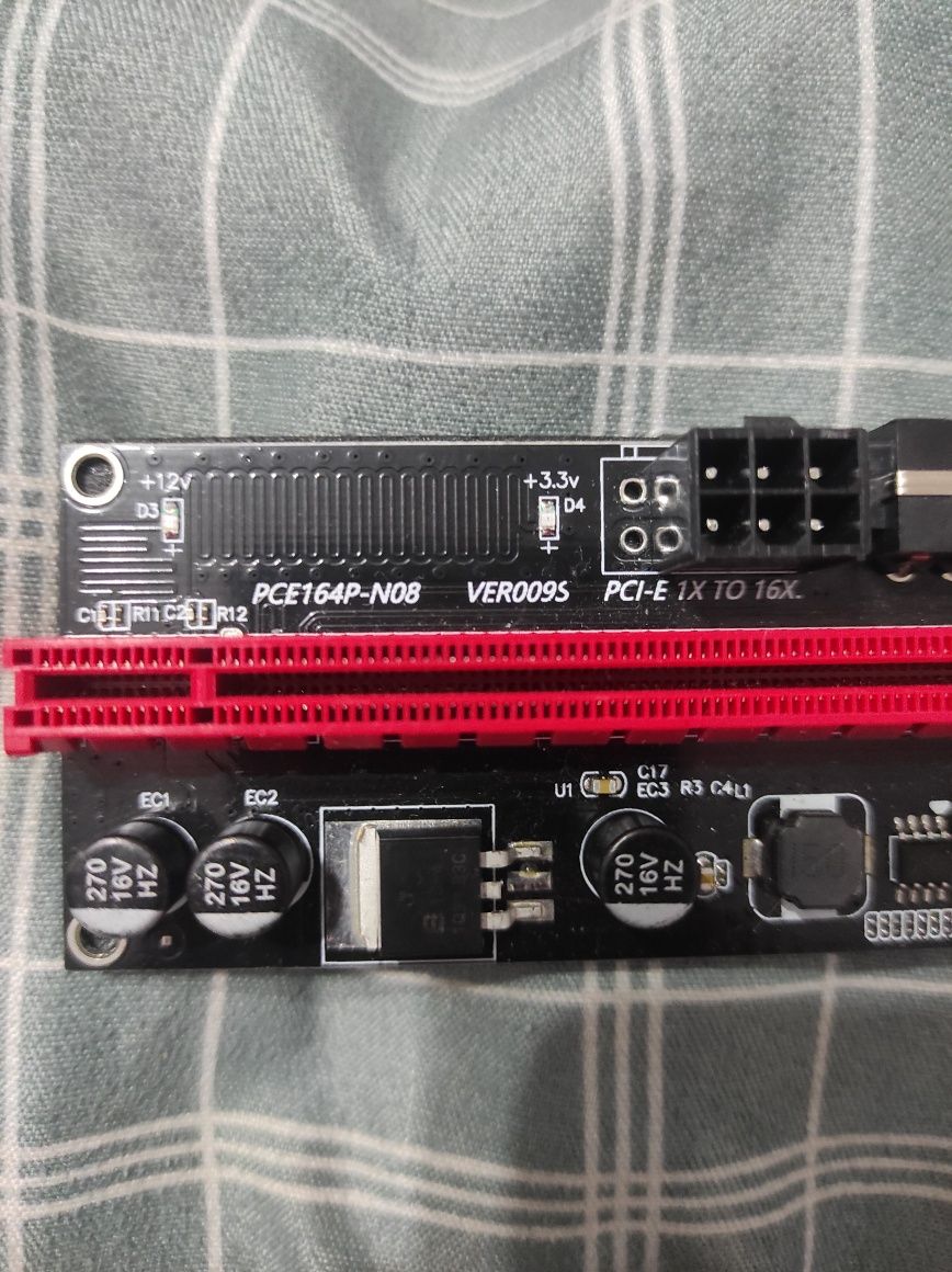 Райзер универсальный USB 3.0 PCI-E 1X-16X Riser USB 3.0 для видеокарт