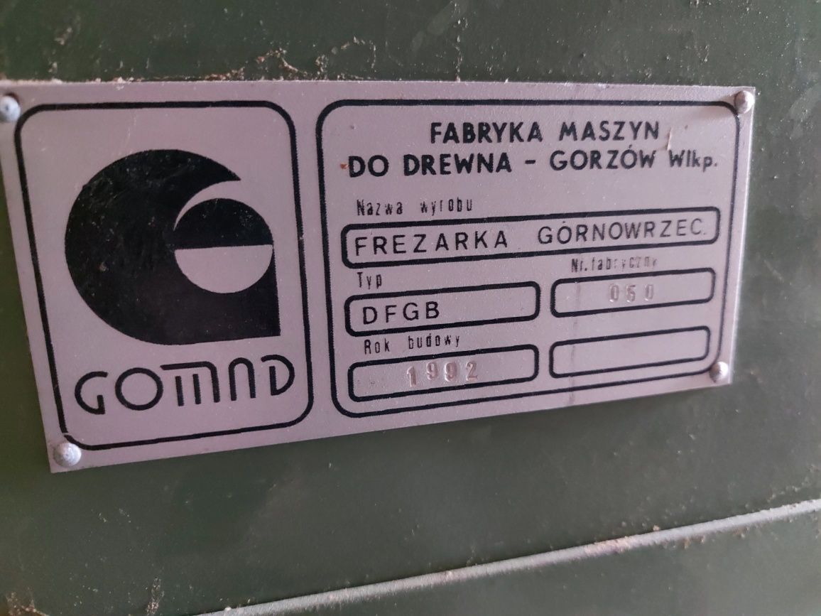 Frezarka górnowrzecionowa Gomad DFGB