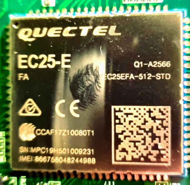 Quectel EC25-E – moduł LTE 4G Cat 4
Sprawny, z demontażu.
Stan bardzo