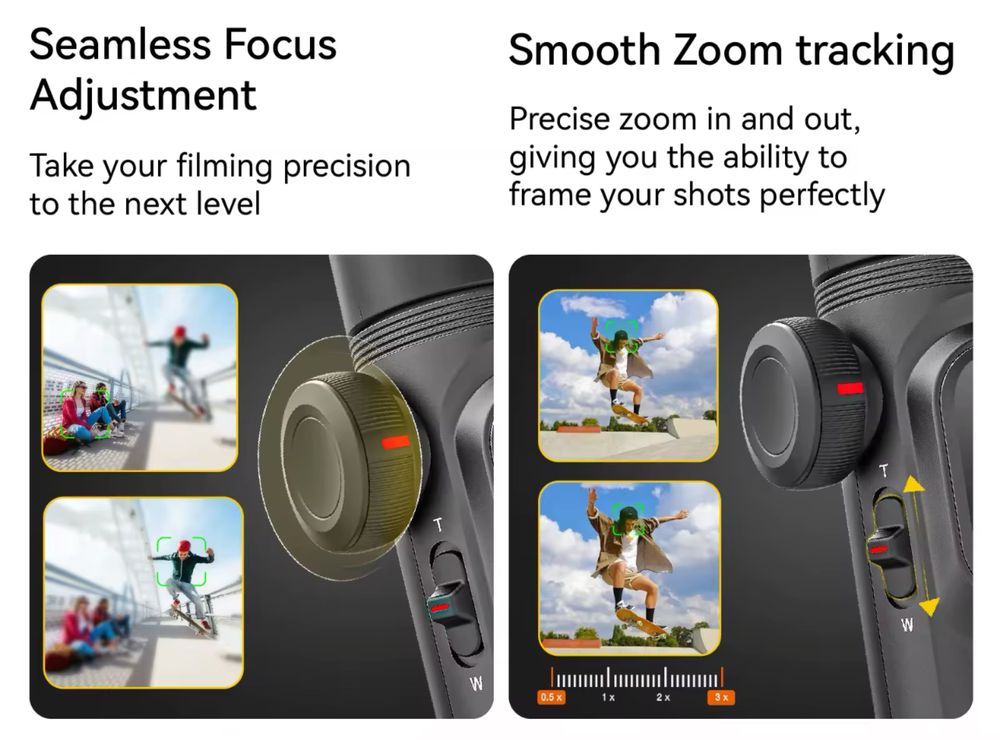 Aochuan smart XPro Ai gimbal трипод селфі палка розумний стабілізатор