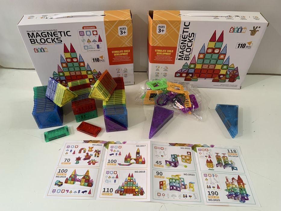 Магнітний конструктор 110 pcs D 018 Magnetic Blocks