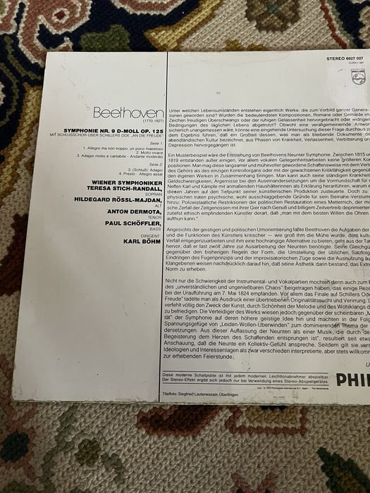 Beethoven nona sinfonia karl bohm