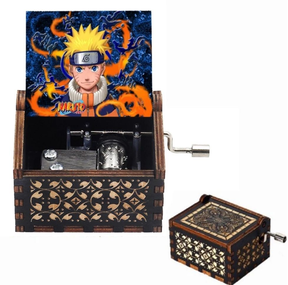 Naruto caixa de música, prenda, aniversário, novidade