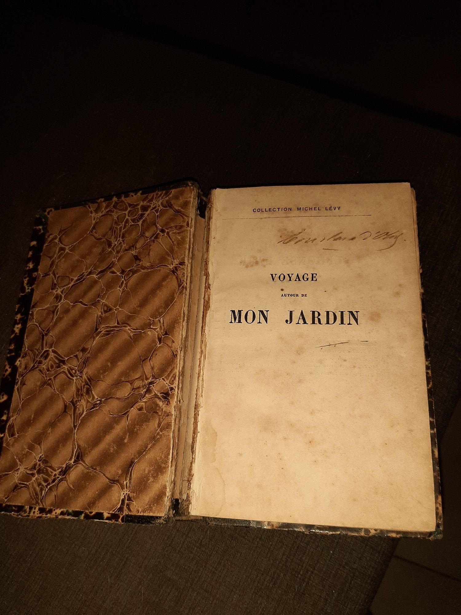Antigo Livro Mon Jardin de Alphonse Karr