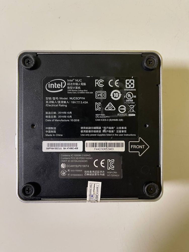 Міні ПК NUC5 + SSD 120 gb RAM 4gb у гарному стані, без блока живлення