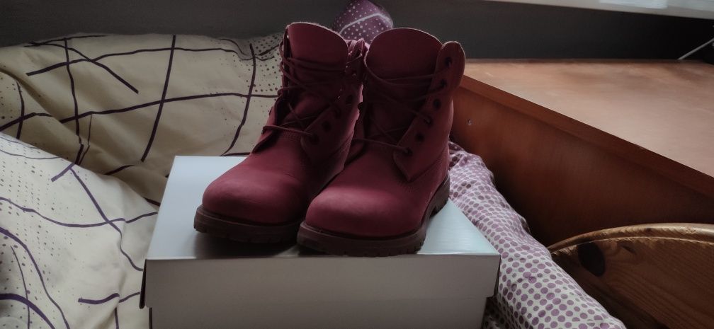 Trapery Timberland różowe