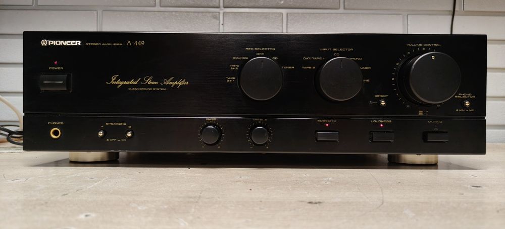 Wzmacniacz PIONEER A-449 Integrated stereo. Japan