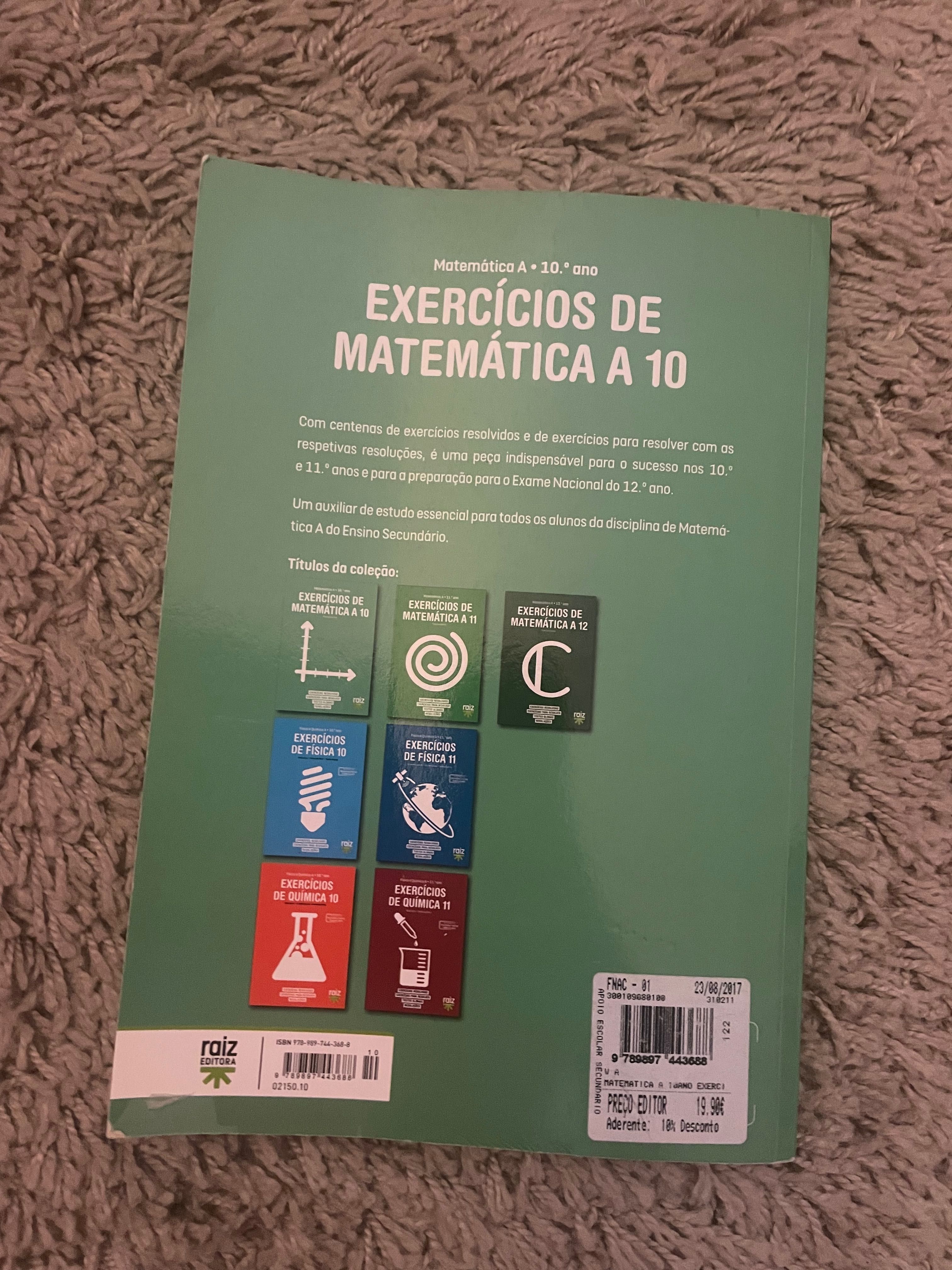 Livro de exercício preparação teste matemática A 10 ano