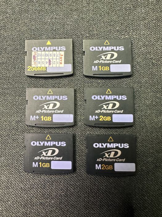 Карты памяти Olympus , 256Mb , 1gb , 2 gb